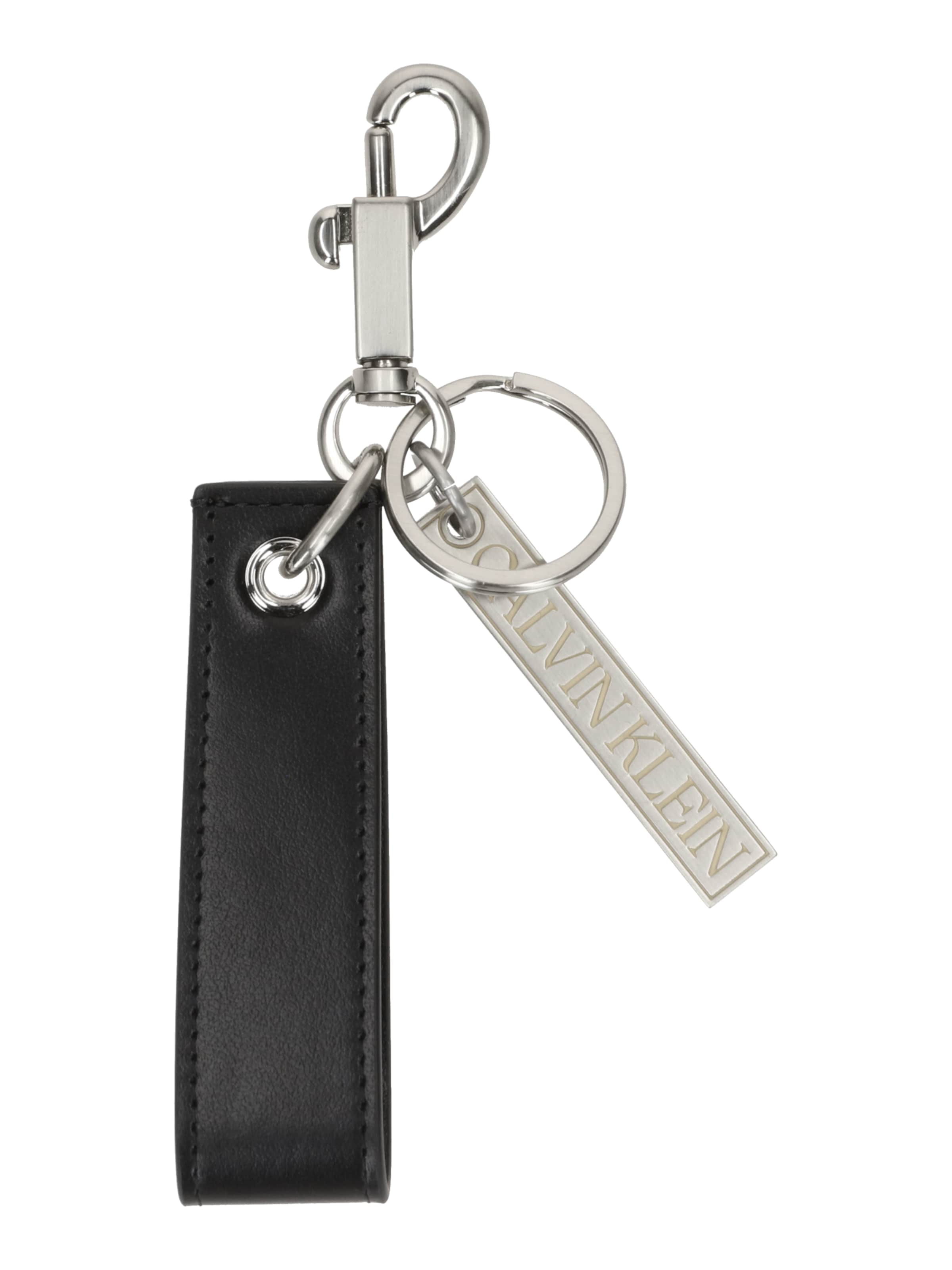 Calvin Klein Sleutelhanger 'FOBB' in Zilver: voorkant