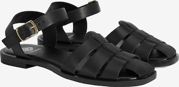 Desa Sandals 'Sandalen' in Black: front