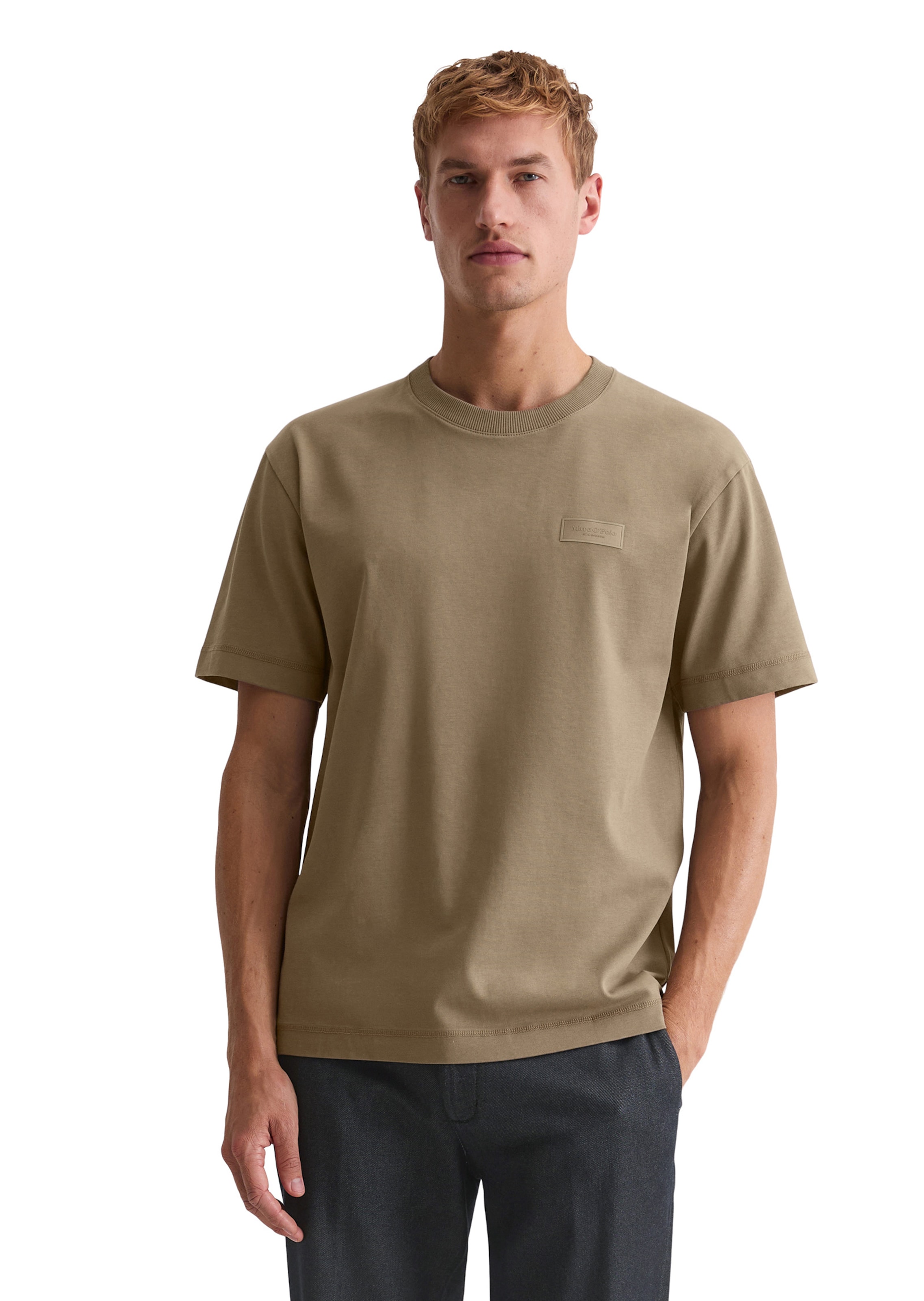 Marc O'Polo Shirt in Brown: front