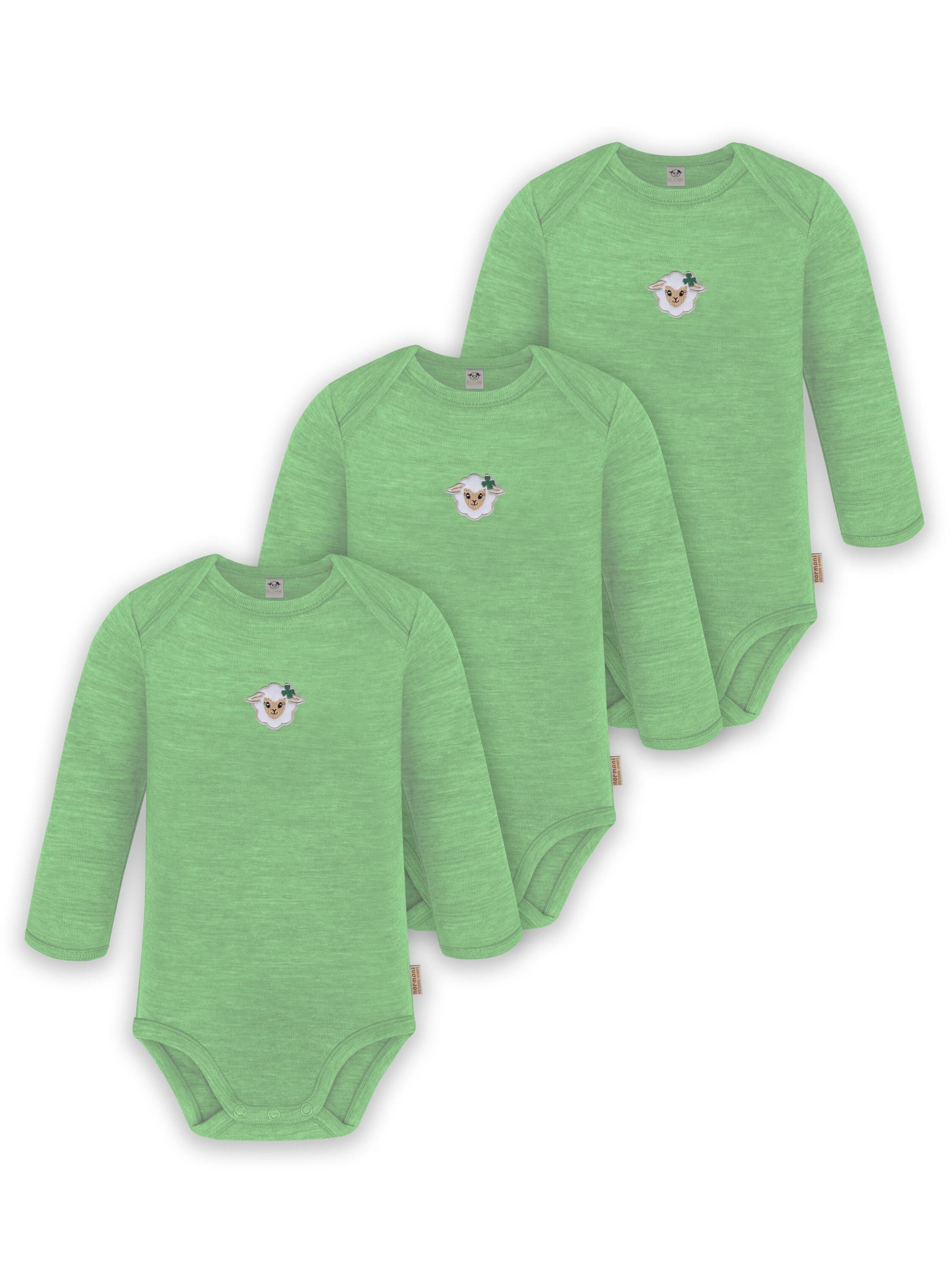 Barboteuse / body 'Auckland' normani en vert : devant