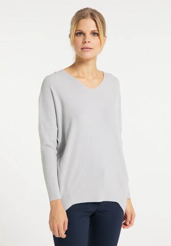 Pull-over usha WHITE LABEL en gris : devant