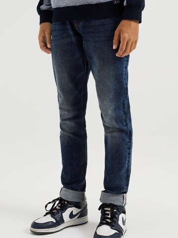 WE Fashion Regular Jeans in Blauw: voorkant