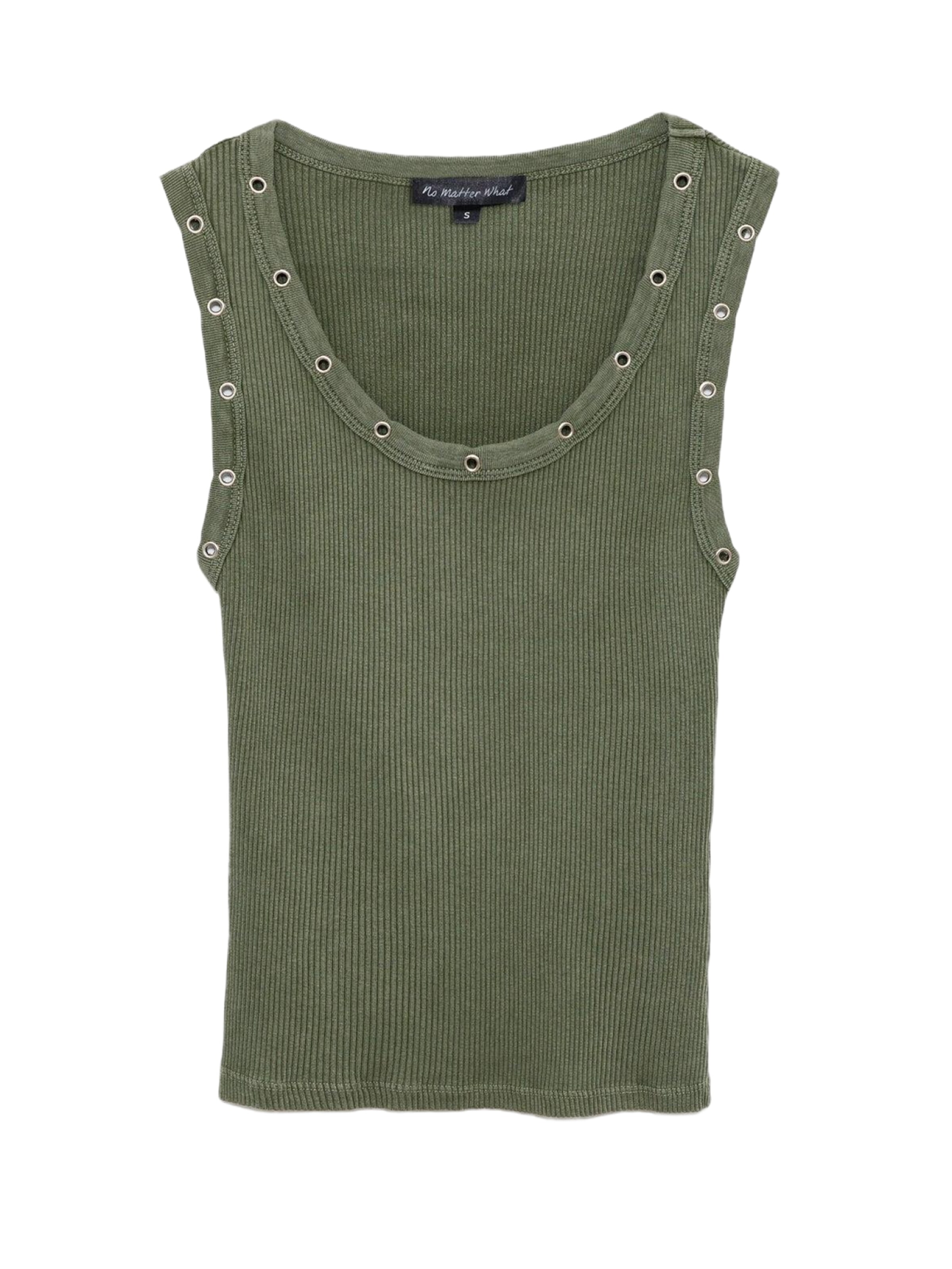 No Matter What Top in Groen: voorkant