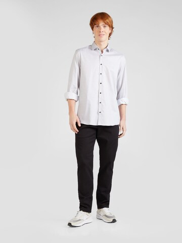 OLYMP Regular fit Риза 'Level 5' в бяло