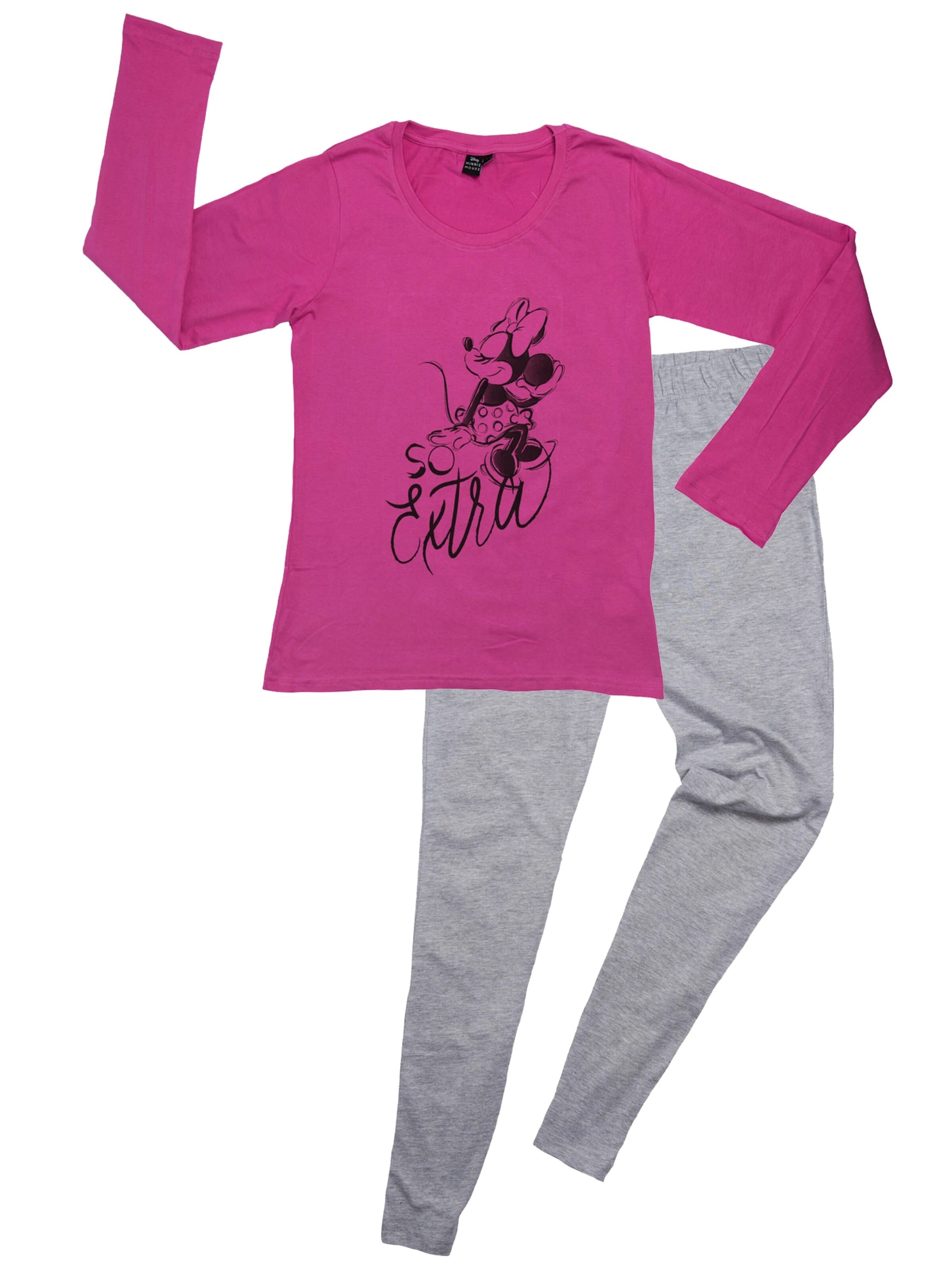 Disney Minnie Mouse Pyjama 'So extra'‌‌‌‌‌‌ in Mischfarben