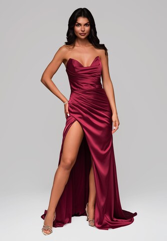 Ombre Avondjurk in Rood