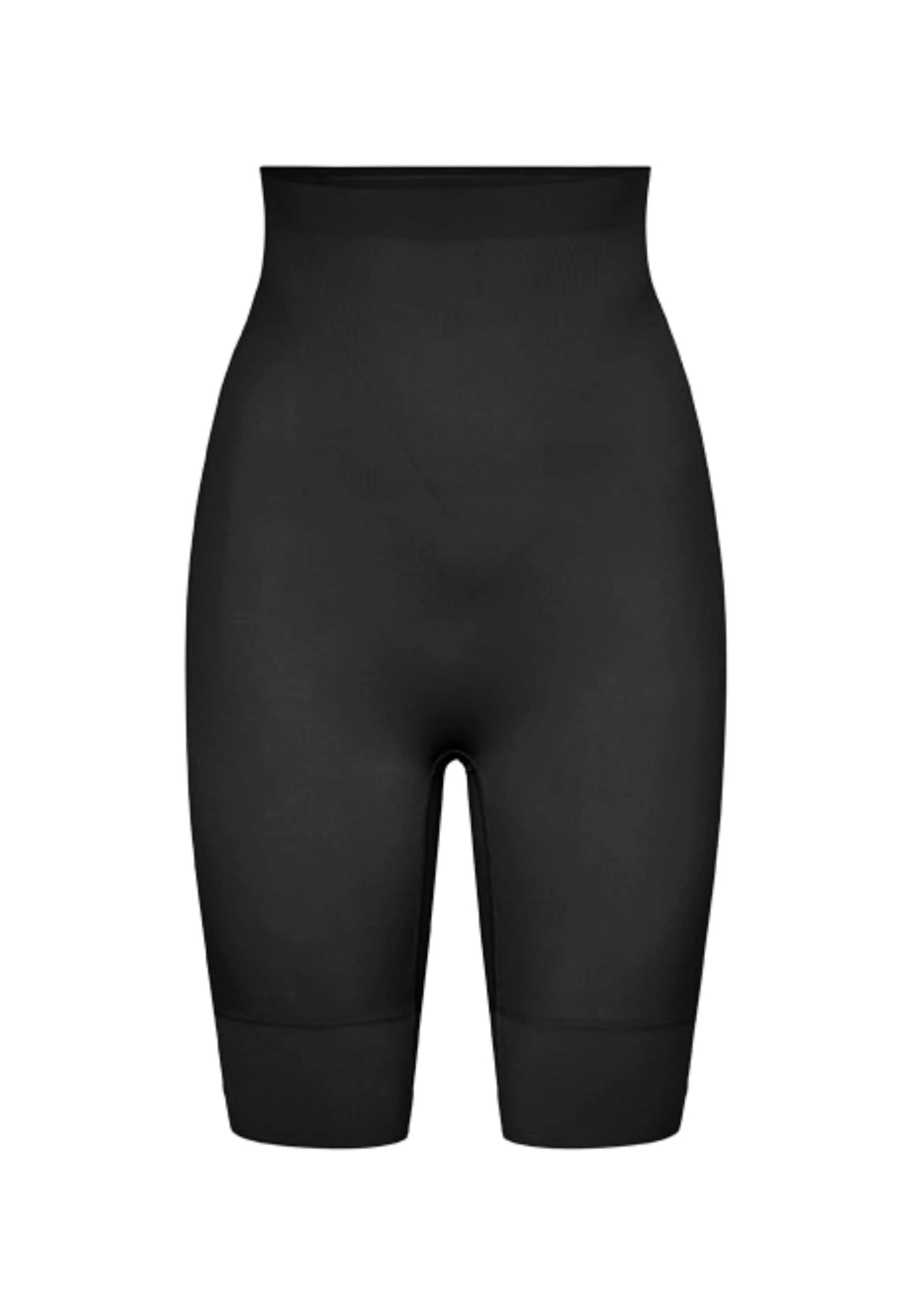 Lykkeland Atelier Slimfit Shapingshorts 'Alfie' in Schwarz: Vorderseite