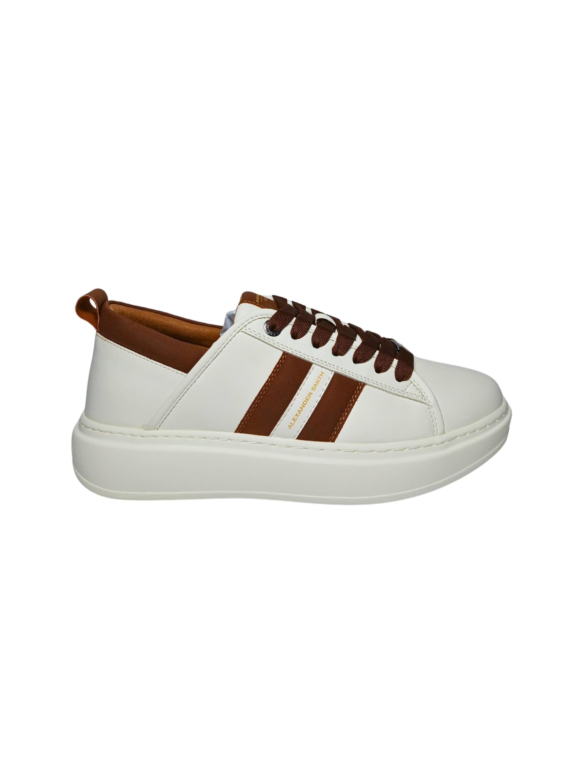 Sneaker bassa Alexander Smith di colore offwhite, Visualizzazione prodotti