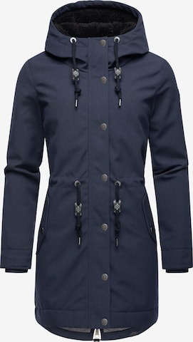 Veste d’hiver 'Canny' Ragwear en bleu : devant