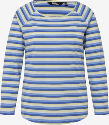 Ulla Popken Shirt in Blauw: voorkant