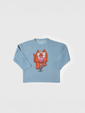 Maru + Bo Shirts 'PEDAL FASTER GRAPHIC' i blå: forside