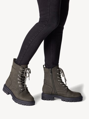 Bottines à lacets Tamaris en gris : devant