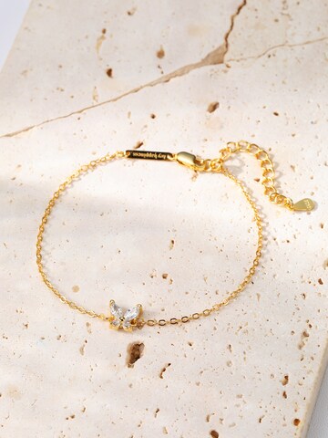 Hey Happiness Armband 'Gem Wings' in Gold
