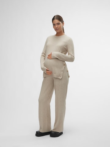 MAMALICIOUS - regular Pantalón 'ANA' en beige