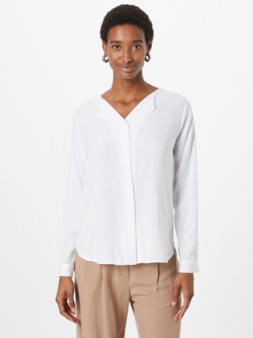 Sublevel Blouse in Wit: voorkant