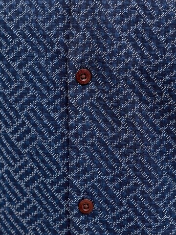 JACK & JONES Comfort fit Button Up Shirt 'Bluwinson' in Blue