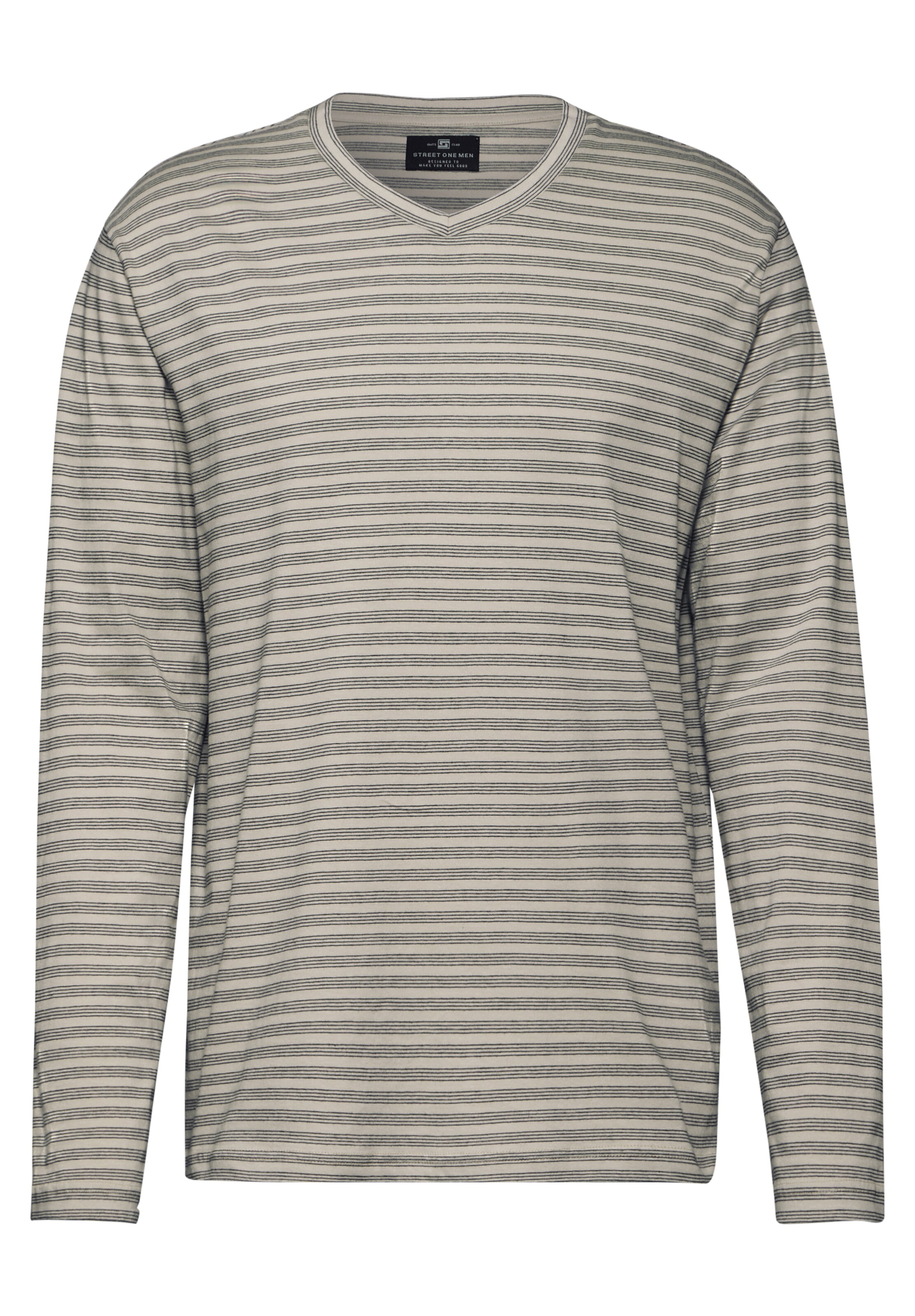 Street One MEN Shirt in Beige: front