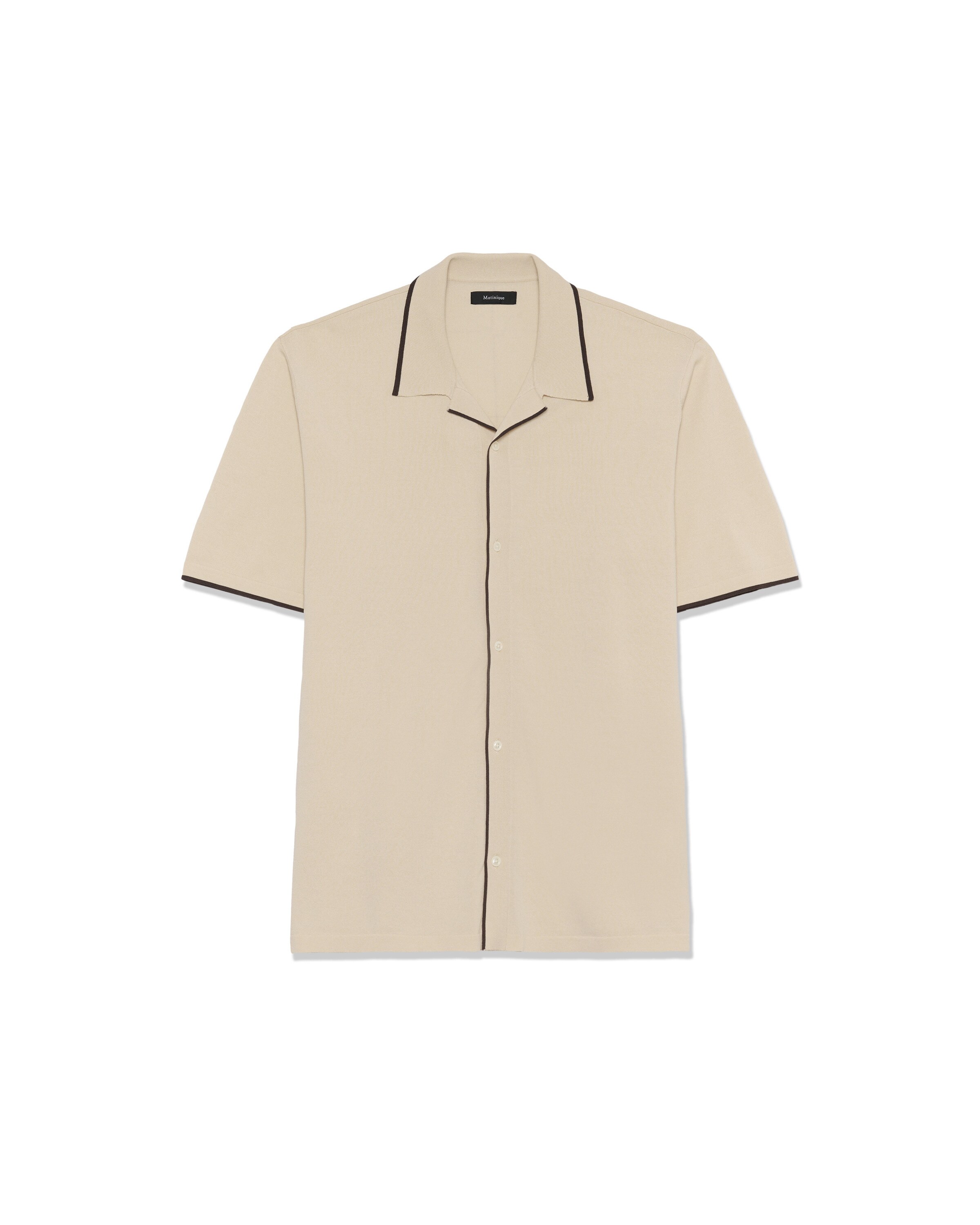 Matinique Cardigan 'Polomin' i beige: forside