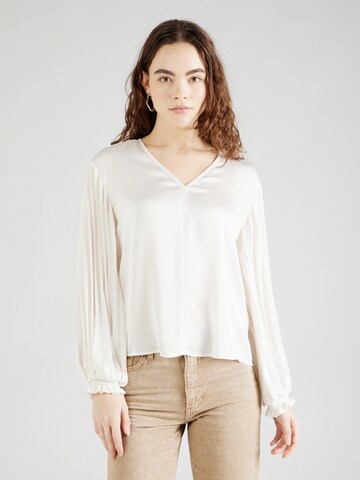 Camicia da donna di UNITED COLORS OF BENETTON in beige: frontale