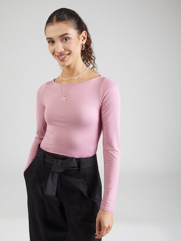 HOLLISTER Тениска в розово: отпред