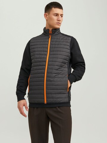 Gilet JACK & JONES en noir : devant