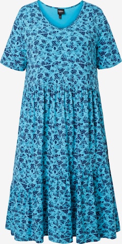 Ulla Popken Oversized jurk in Blauw: voorkant