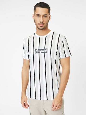 AÉROPOSTALE Shirt in White: front