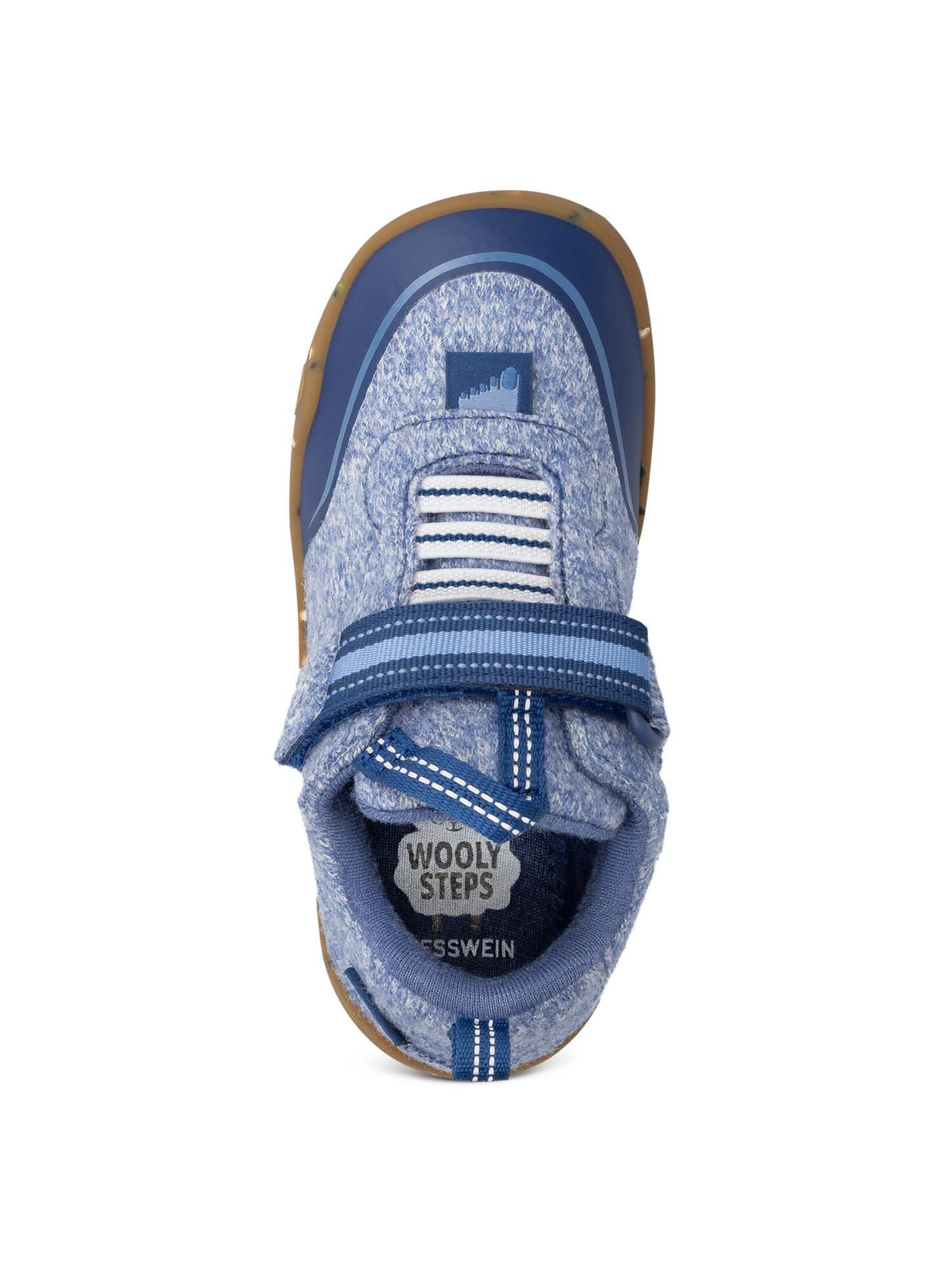 Chaussure basse 'Wooly Steps' GIESSWEIN en bleu