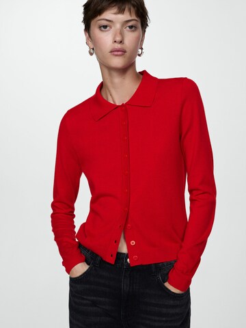 MANGO Strickjacke 'PACO' in Rot: Vorderseite