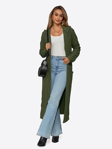 Imily Bela - Abrigo de punto en verde