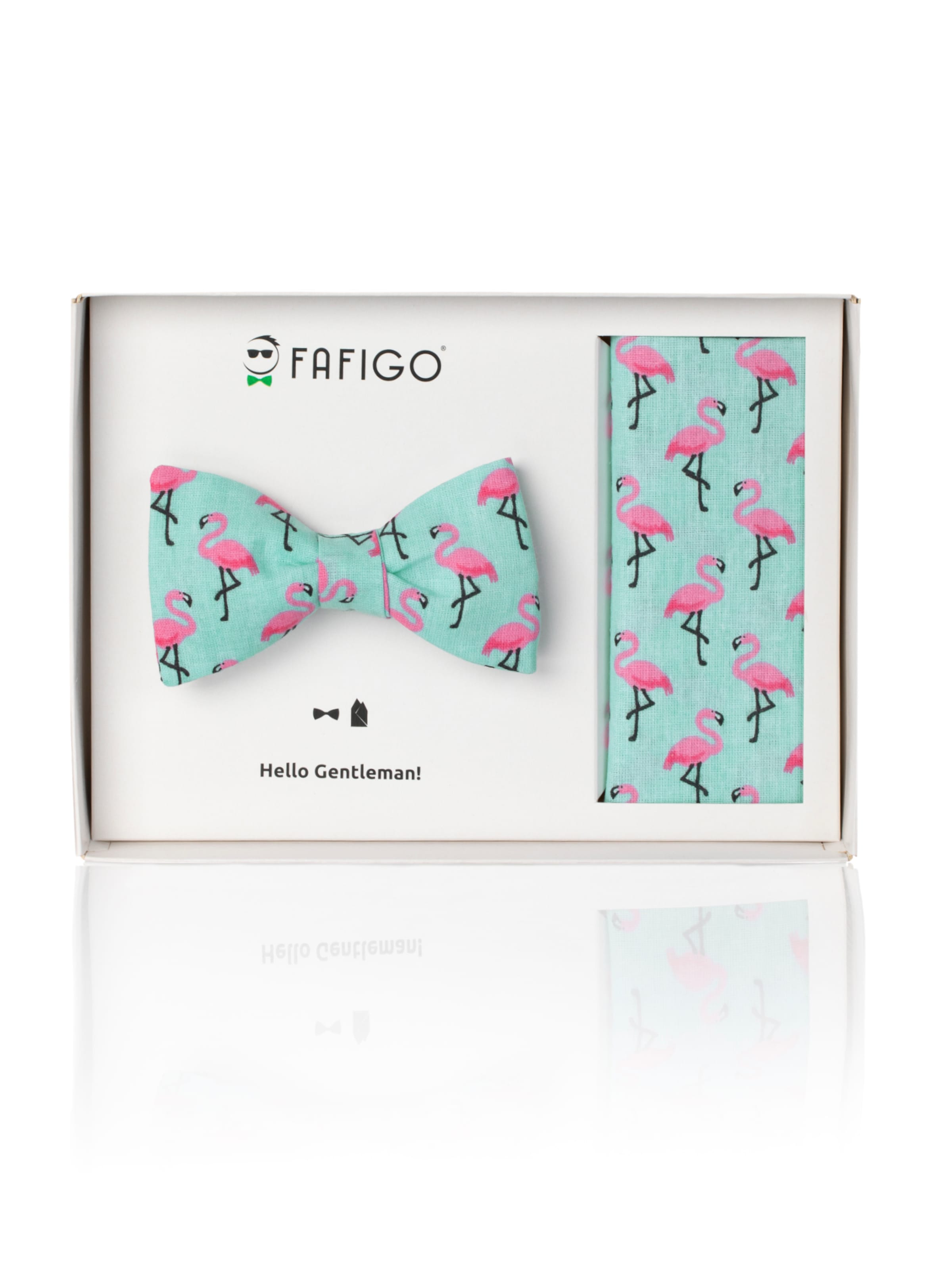 FAFIGO Bow Tie 'Set Tubbs' in Blue: front