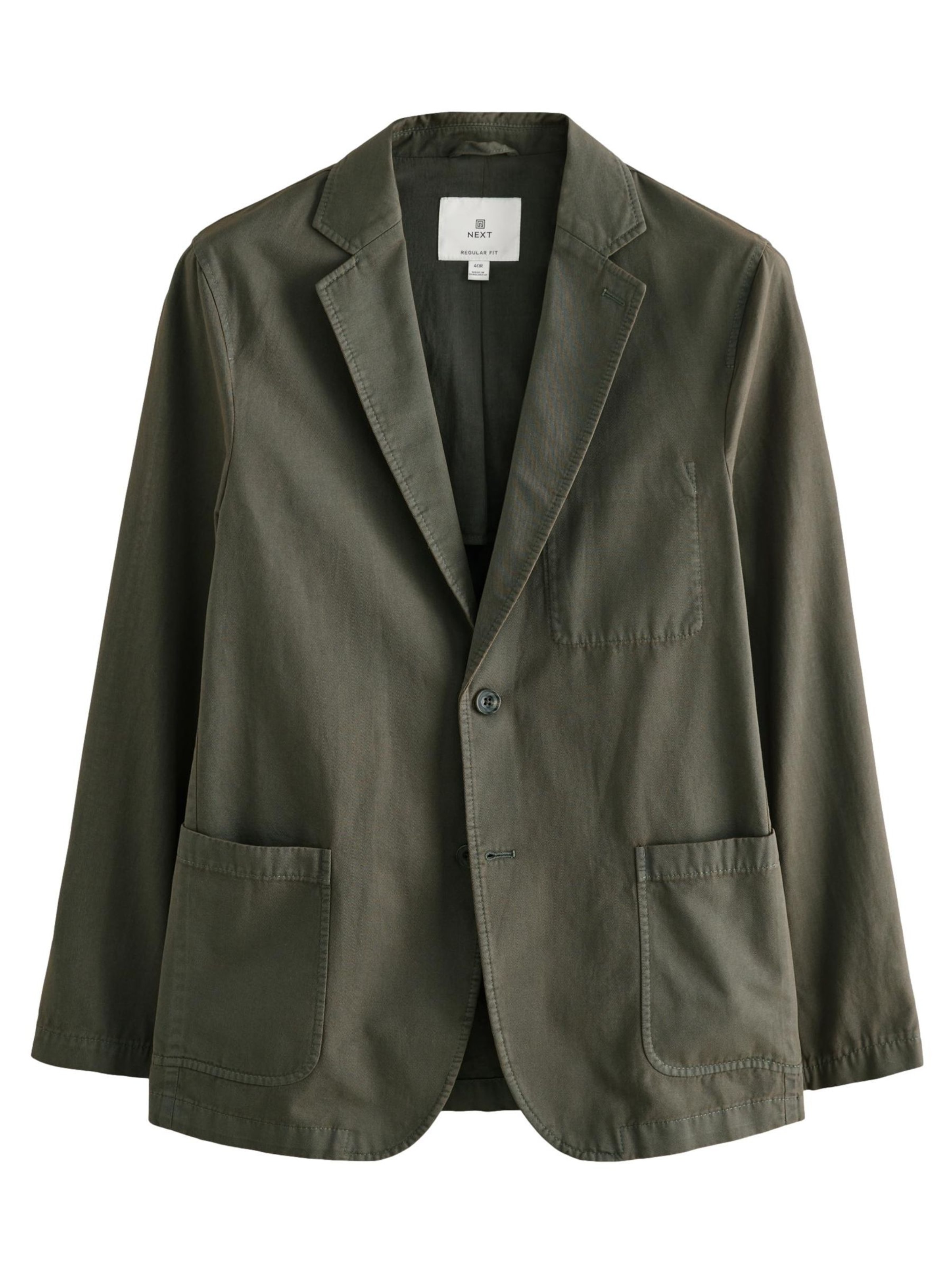 Next Slim Fit Jakke i grøn: forside