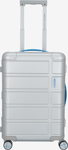American Tourister Trolley 4-Rollen in Silber: front