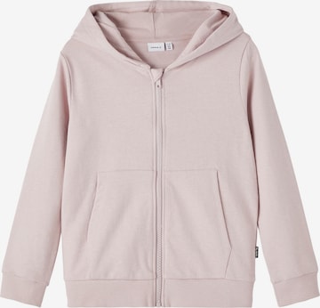 NAME IT Zip-Up Hoodie in Purple: front