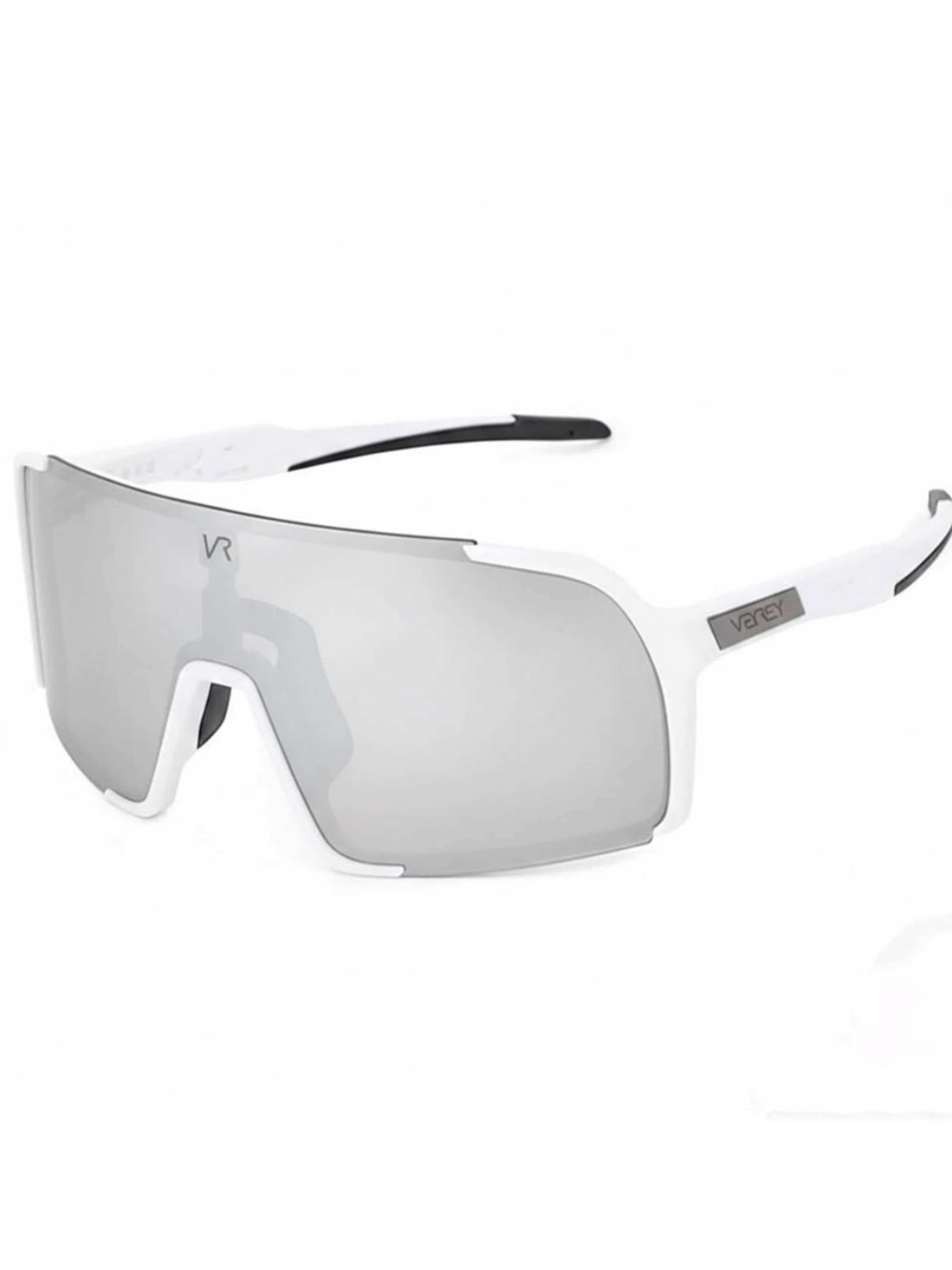 VEYREY Sports sunglasses 'Aeroblade' in White: front