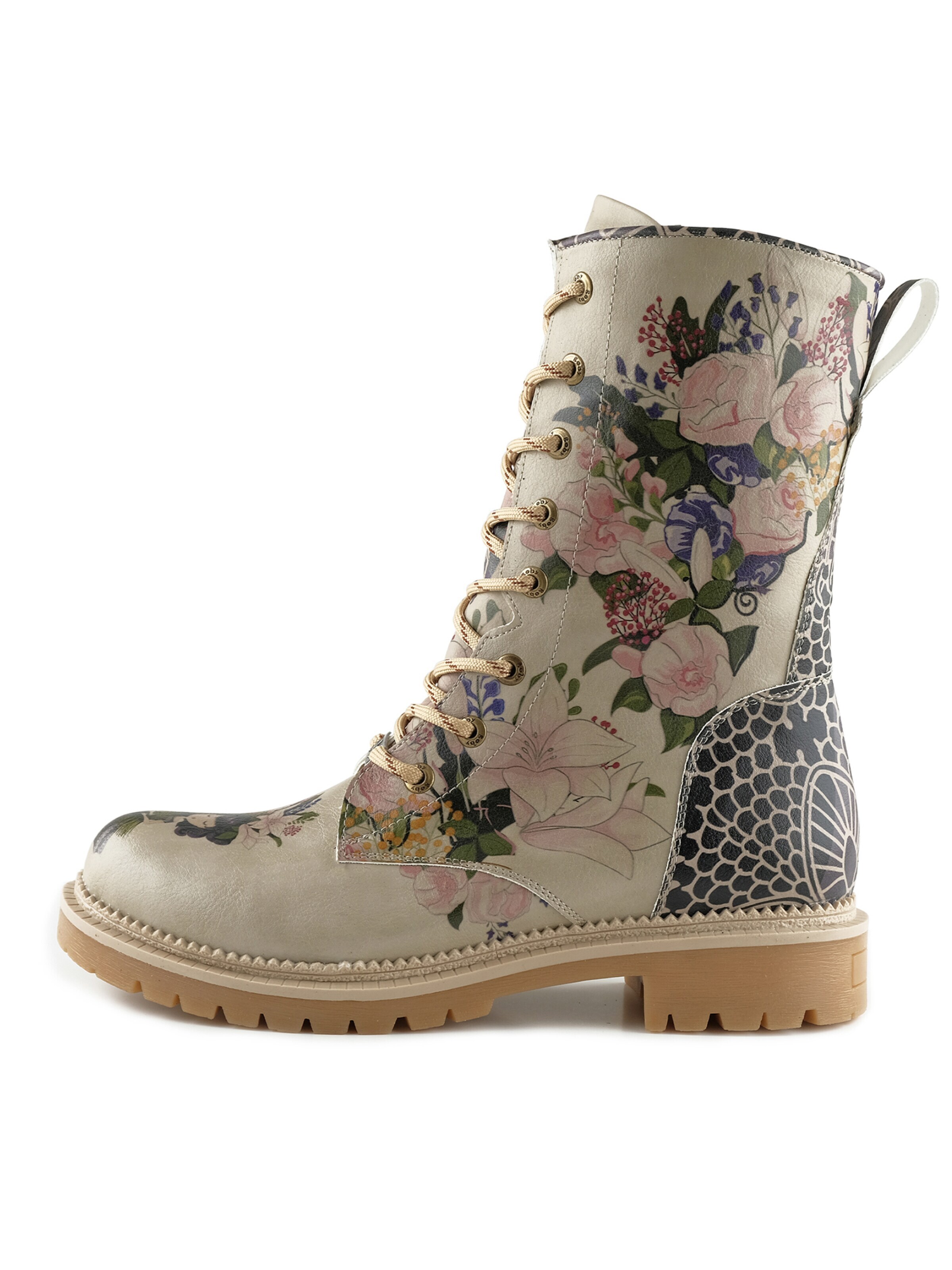 Goby Boots 'Women's shoes Goby ankle boots JNR' in Beige: voorkant