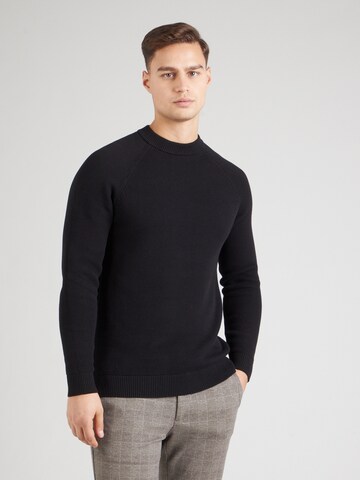 SELECTED Pullover 'SLHBORA' in Schwarz: Vorderseite