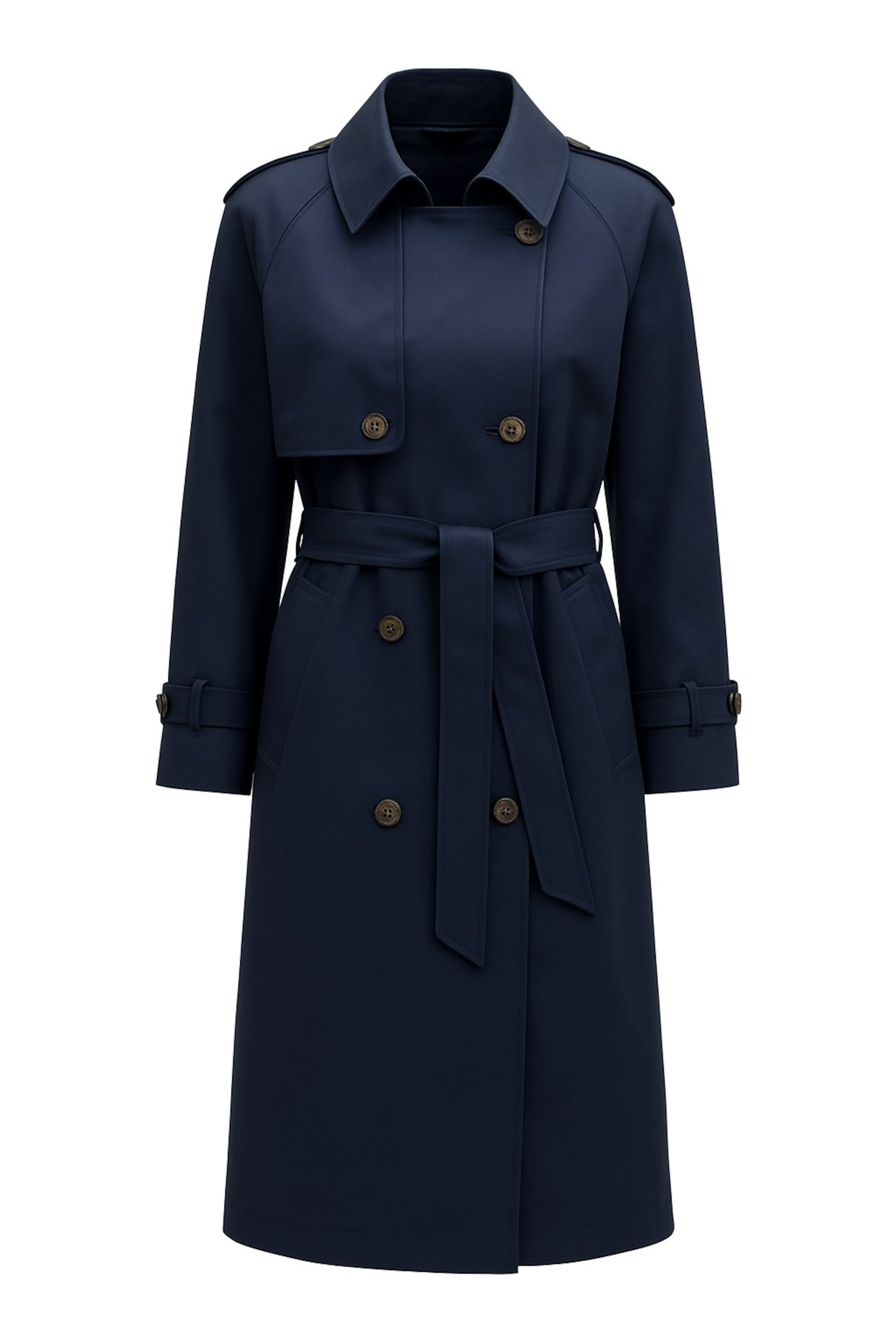 Manteau mi-saison MANUKA en bleu : devant