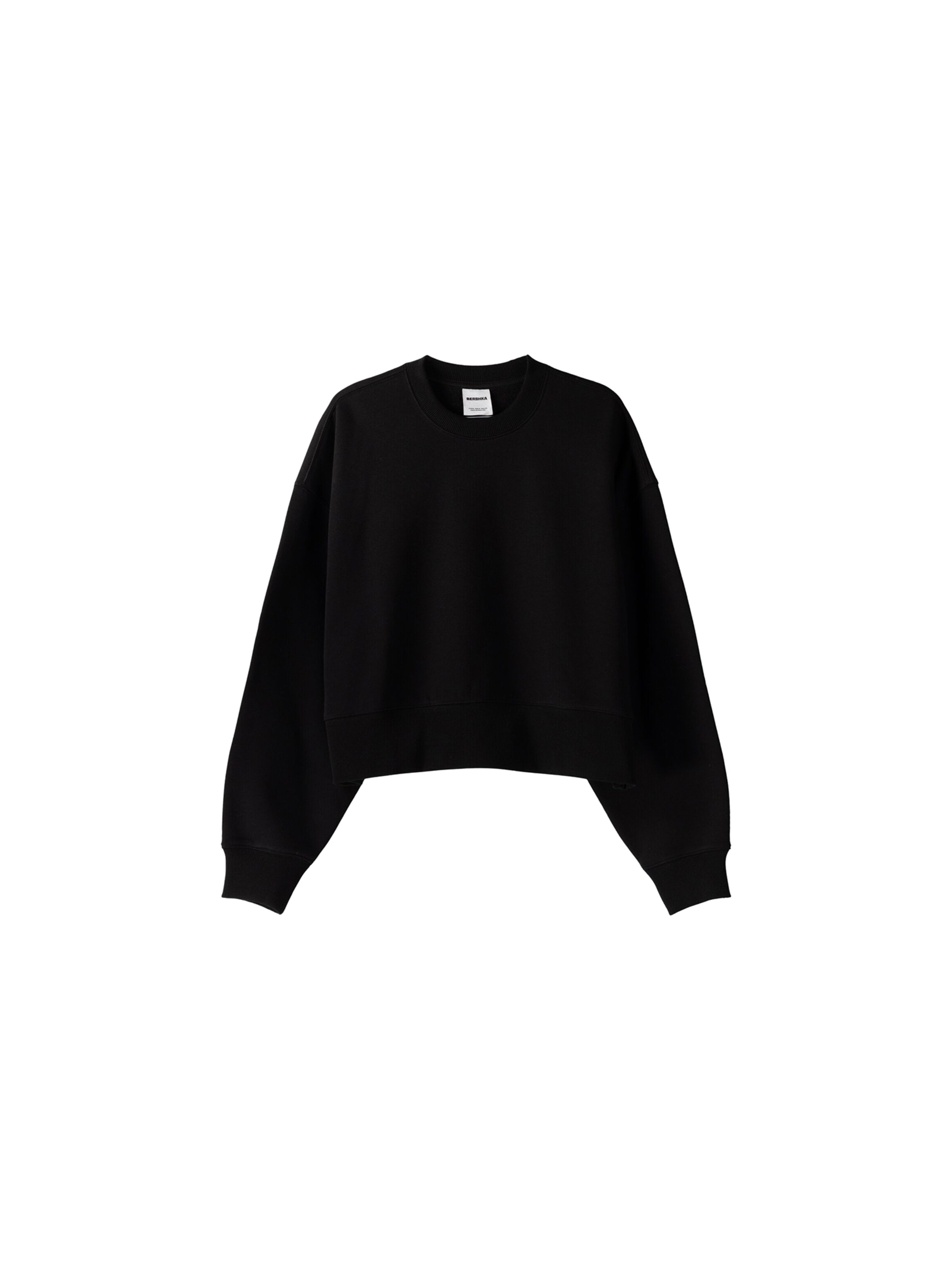 Bershka Sweatshirt in Black ABOUT YOU