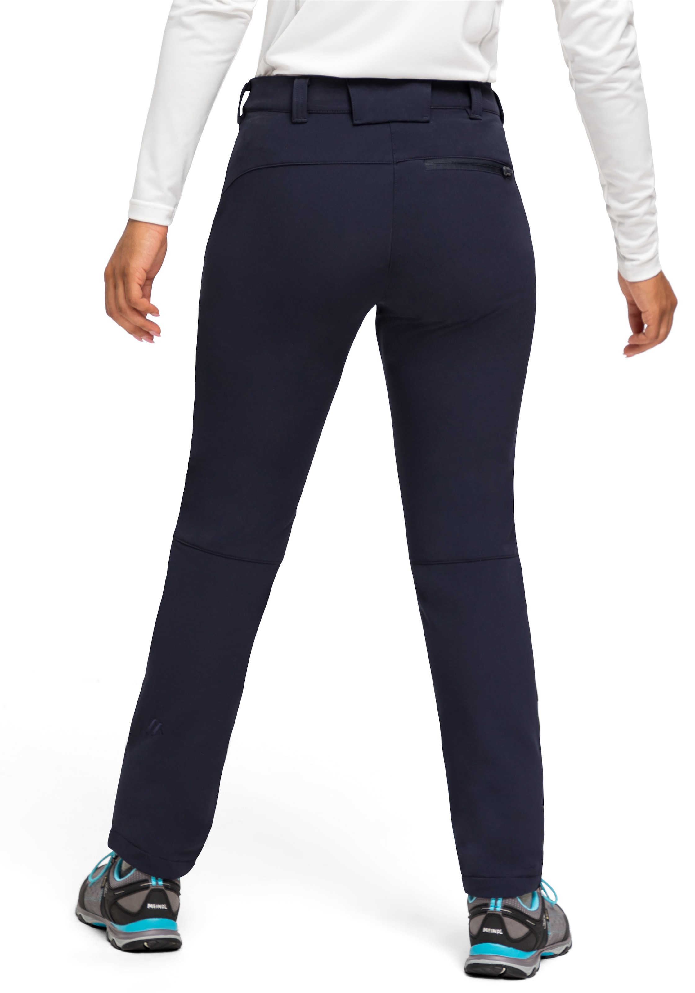 Maier Sports Slim fit Outdoor Pants in Blue
