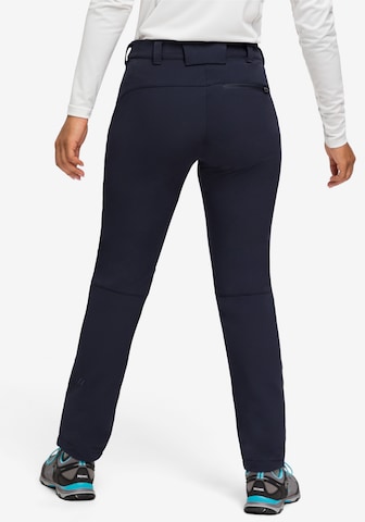 Maier Sports Slimfit Outdoorhose in Blau
