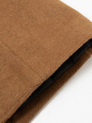 Manteau d’hiver 'Gewebe' ALLTHEMEN en marron