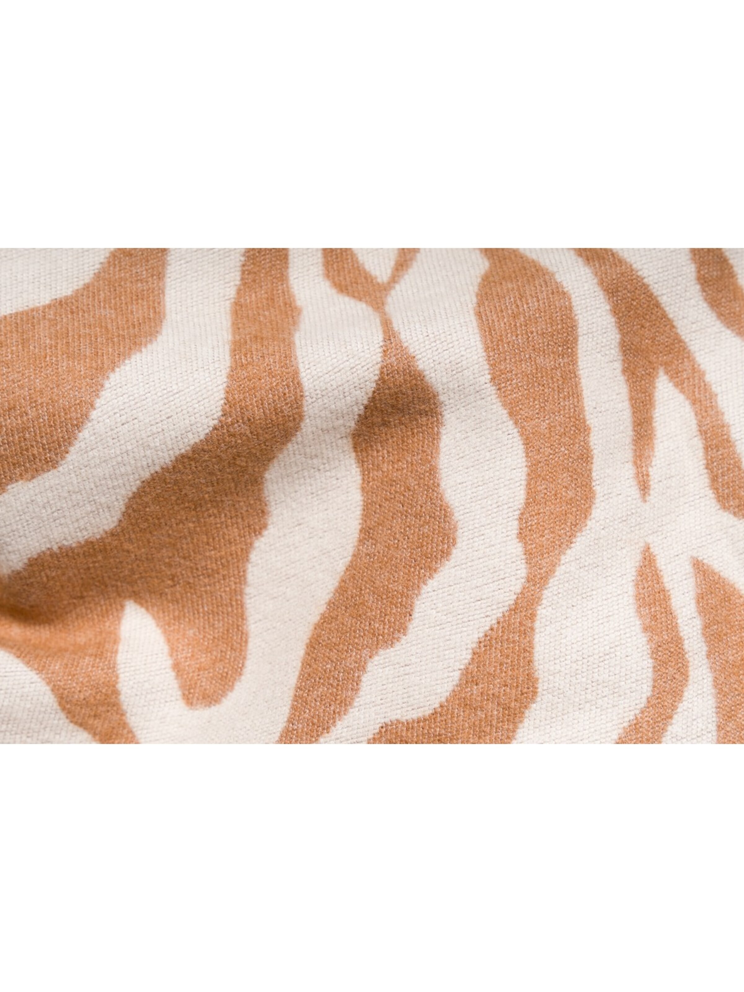 styleBREAKER Schal 'Schal mit Zebra Muster'‌‌‌ in Beige