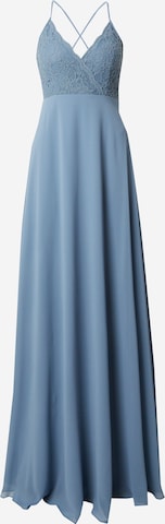 Robe de soirée STAR NIGHT en bleu : devant