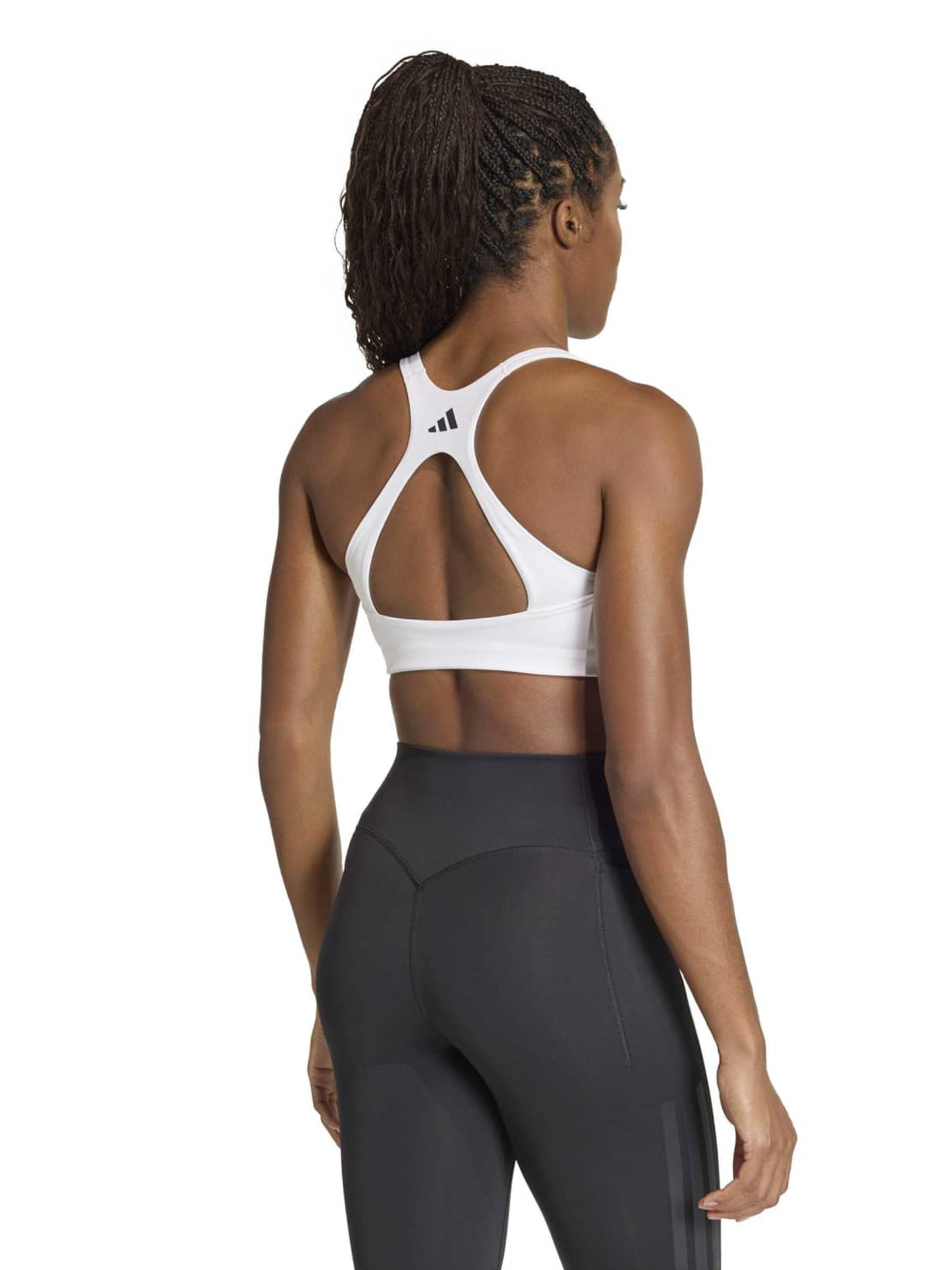 Bustier Soutien-gorge de sport 'OPT 3S' ADIDAS PERFORMANCE en blanc