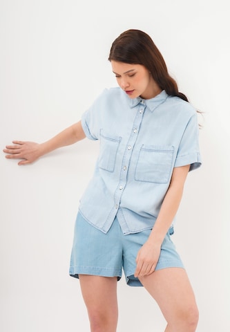 FRESHLIONS Regular Broek 'Juno' in Blauw: voorkant