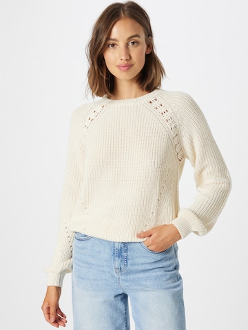ABOUT YOU Sweater 'Maren' in Beige: front