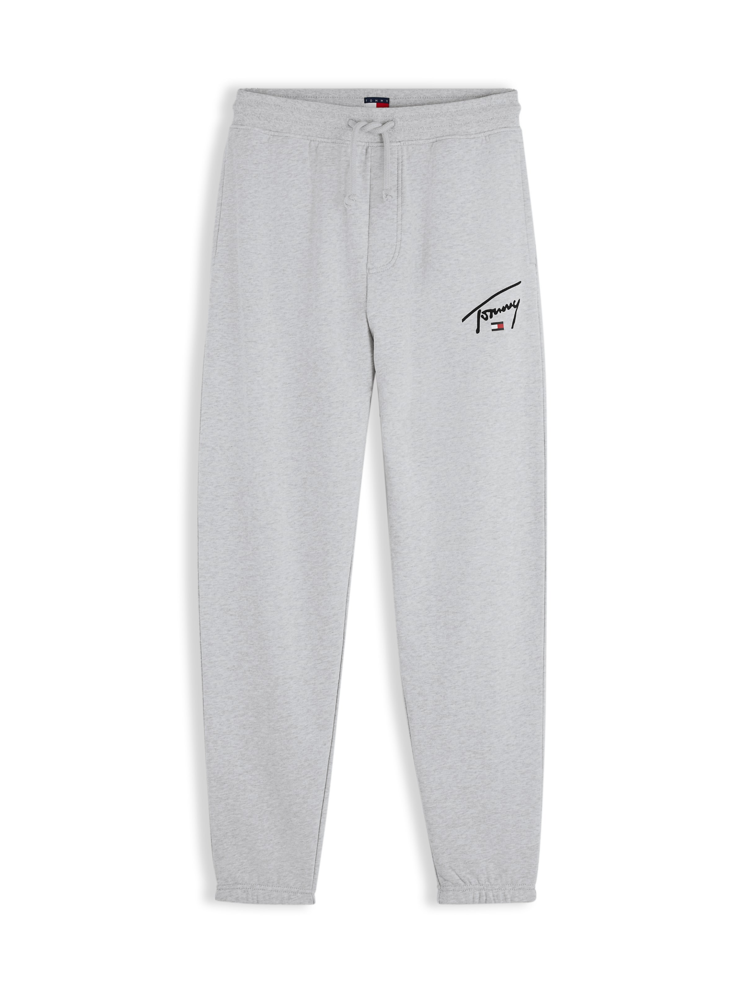 Tommy Jeans Tapered Nadrág 'SIGNATURE' - szürke: elől