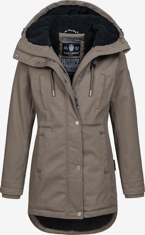 Veste d’hiver 'N038' NAVAHOO en marron : devant
