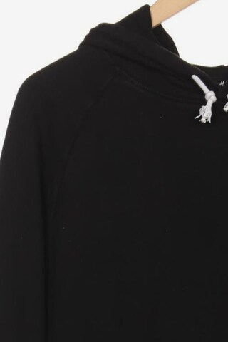 H&M Sweatshirt & Zip-Up Hoodie in XL in Black